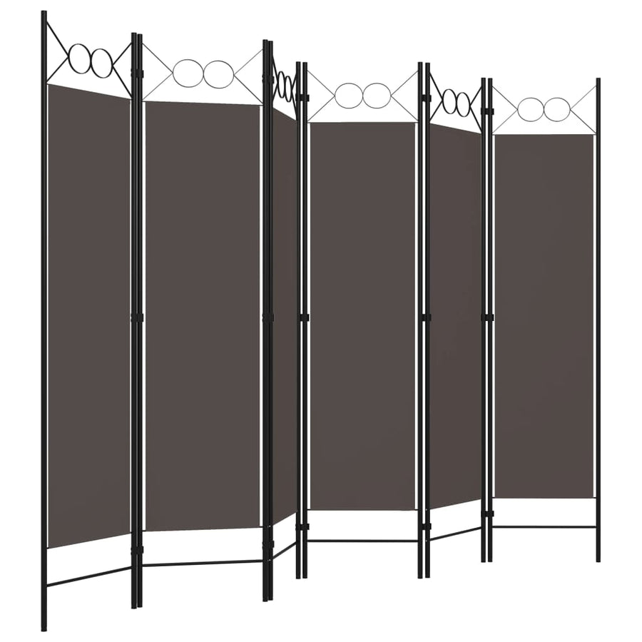 Kamerscherm Met Panelen 240X180 Cm 6 Antraciet