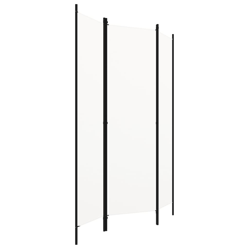 Kamerscherm Met Panelen 150X180 Cm 3 Wit
