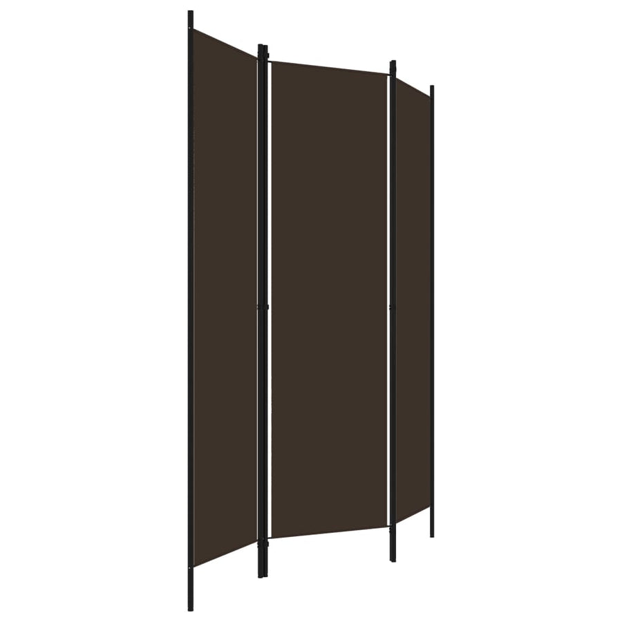 Kamerscherm Met Panelen 150X180 Cm 3 Bruin