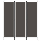 3-panel room divider 150x180 cm anthracite