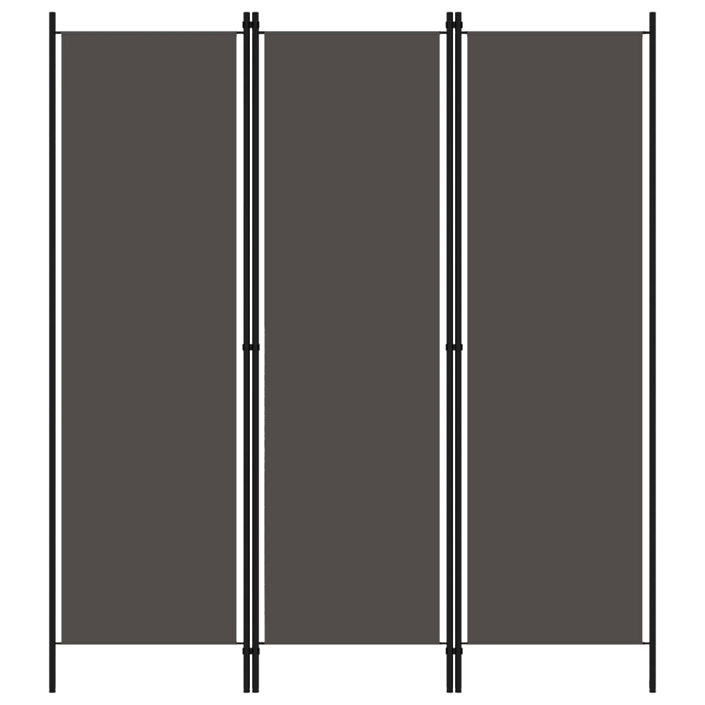 Kamerscherm Met Panelen 150X180 Cm 3 Antraciet