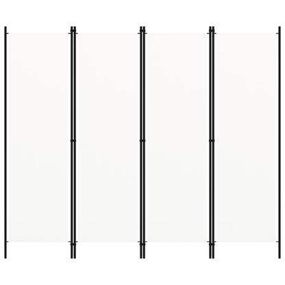 Kamerscherm Met Panelen 200X180 Cm 4 Wit