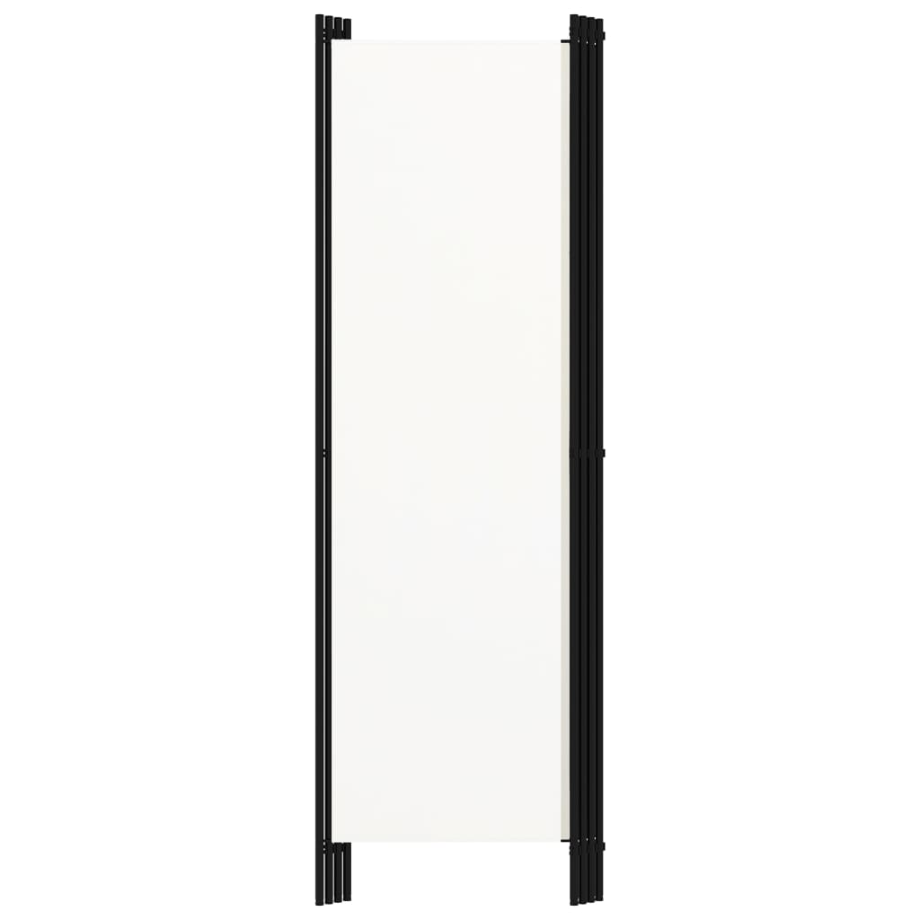 Kamerscherm Met Panelen 200X180 Cm 4 Wit