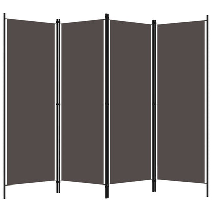 Kamerscherm Met Panelen 200X180 Cm 4 Antraciet