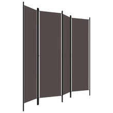 Kamerscherm Met Panelen 200X180 Cm 4 Antraciet