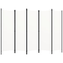 Kamerscherm Met Panelen 20X180 Cm 5 Wit