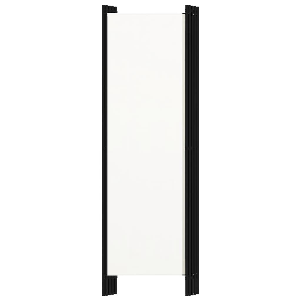 Kamerscherm Met Panelen 20X180 Cm 5 Wit