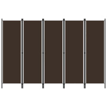 Kamerscherm Met Panelen 20X180 Cm 5 Bruin