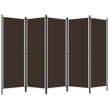 Kamerscherm Met Panelen 20X180 Cm 5 Bruin
