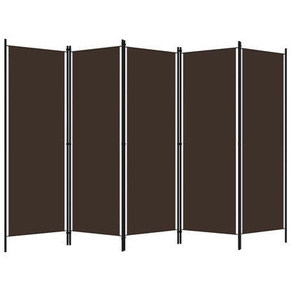 Kamerscherm Met Panelen 20X180 Cm 5 Bruin