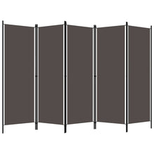 Kamerscherm Met Panelen 20X180 Cm 5 Antraciet
