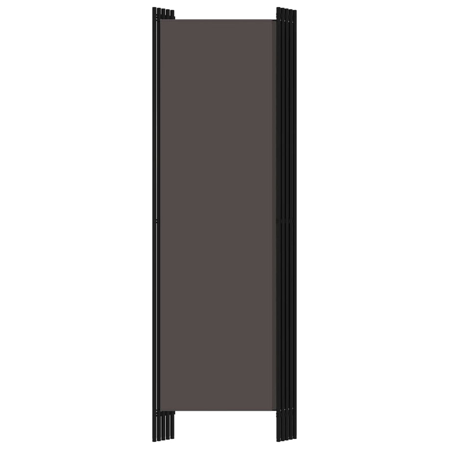 Kamerscherm Met Panelen 20X180 Cm 5 Antraciet