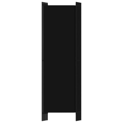 Kamerscherm Met Panelen 20X180 Cm 5 Zwart