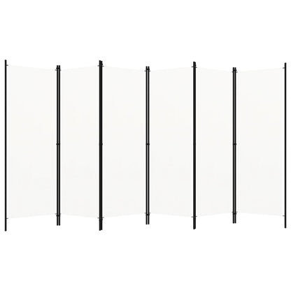 Kamerscherm Met Panelen 300X180 Cm 6 Wit