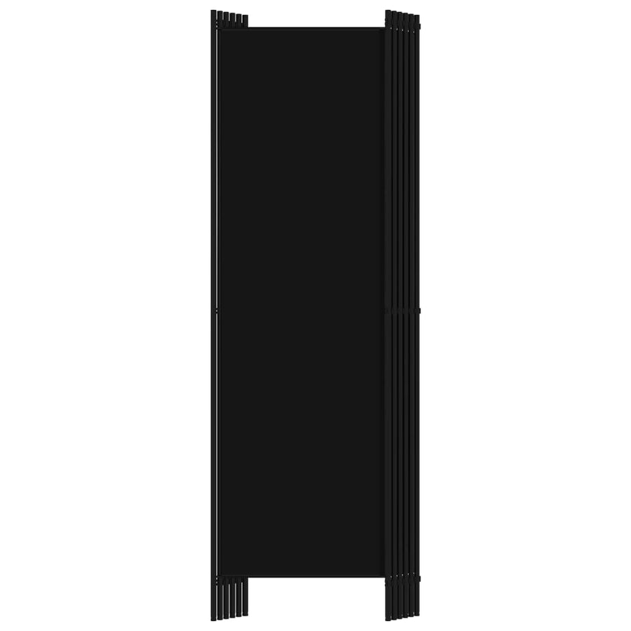 Kamerscherm Met Panelen 300X180 Cm 6 Zwart