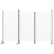 Kamerscherm 260x180 cm stof wit