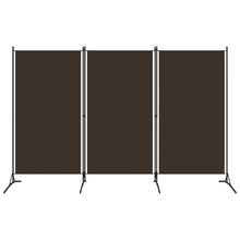 Kamerscherm Met 3 Panelen 260 x 180 cm Bruin