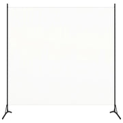 Kamerscherm 1 paneel 175x180 cm stof wit