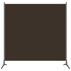 1-Panel Room Divider 175x180 cm Brown