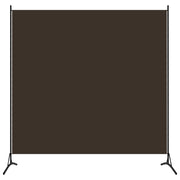 Kamerscherm 1 paneel 175x180 cm bruin