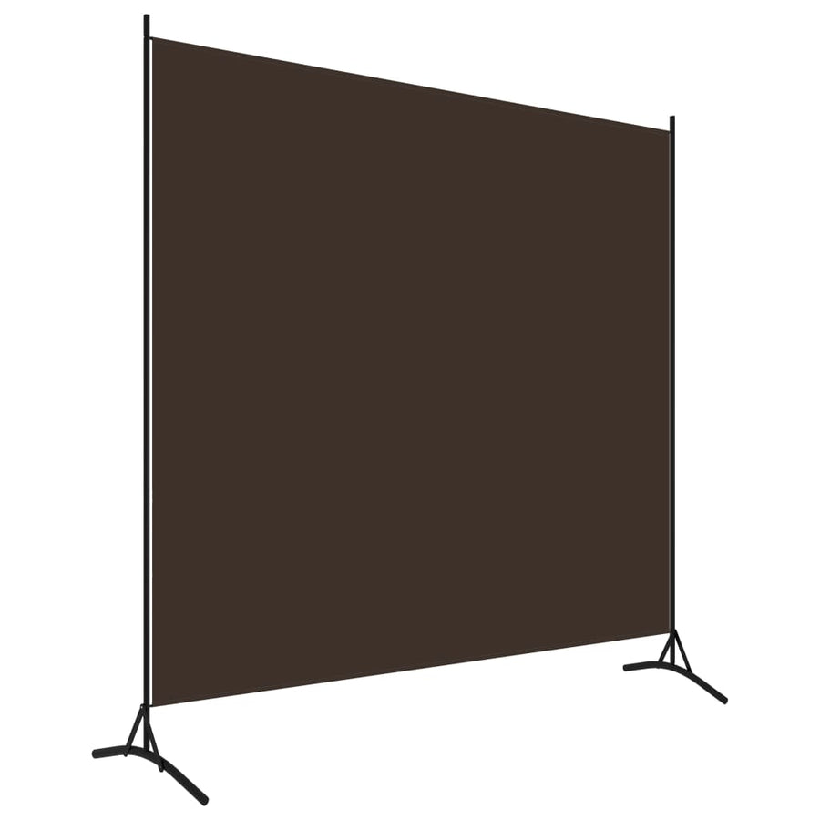 Kamerscherm met 1 paneel 175x180 cm bruin 175 x 180 cm Bruin