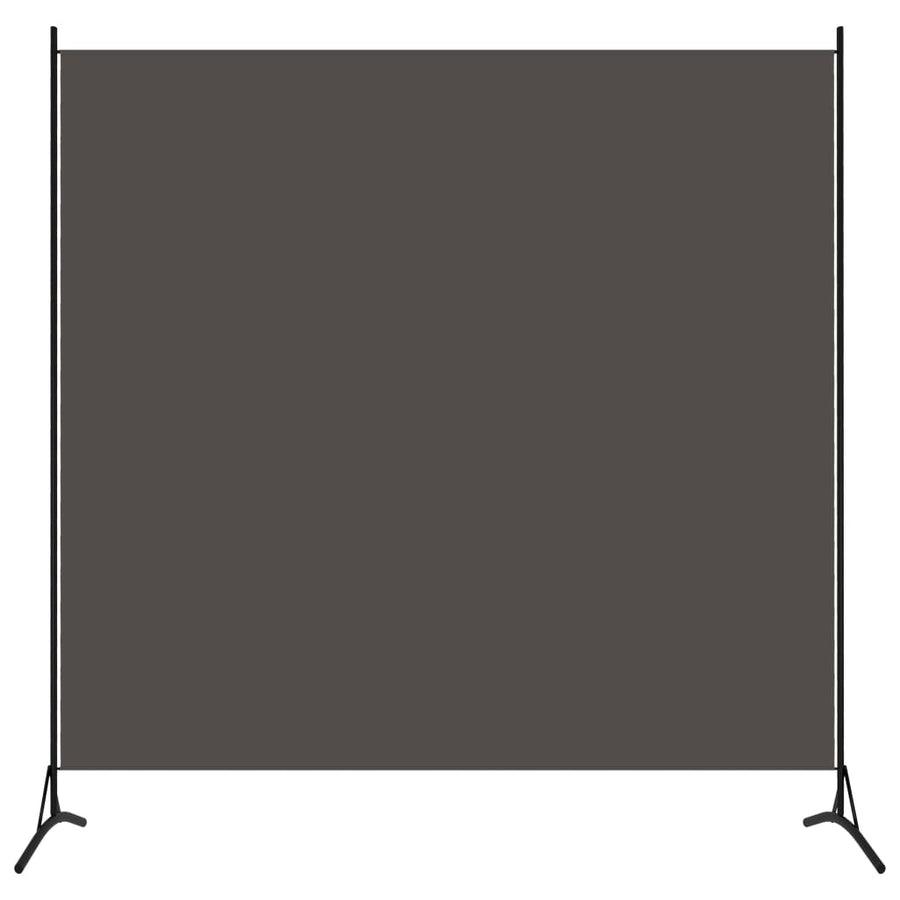 Kamerscherm met 1 paneel 175x180 cm antraciet 175 x 180 cm Antraciet