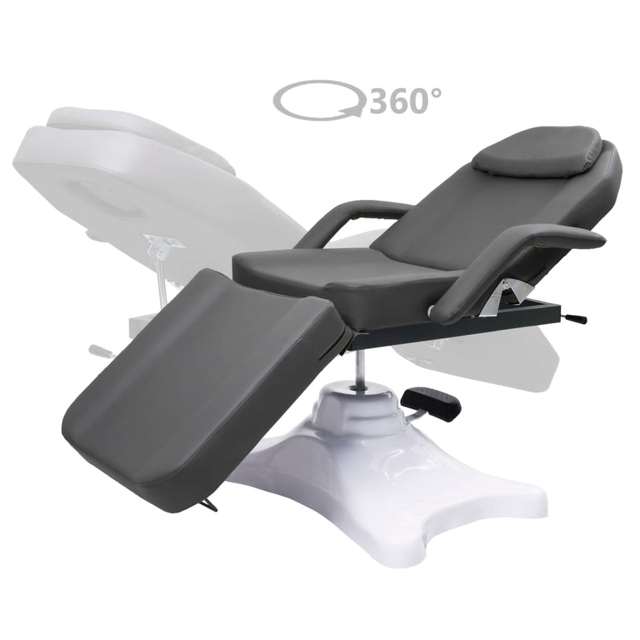 Massagetafel 180X62X(86,5-118) Cm Grijs