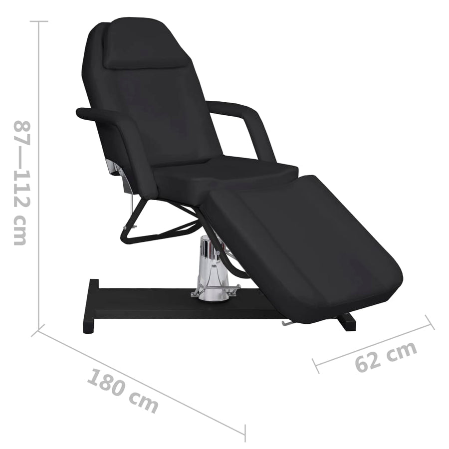 Massagetafel 180X62X(87-112) Cm Zwart