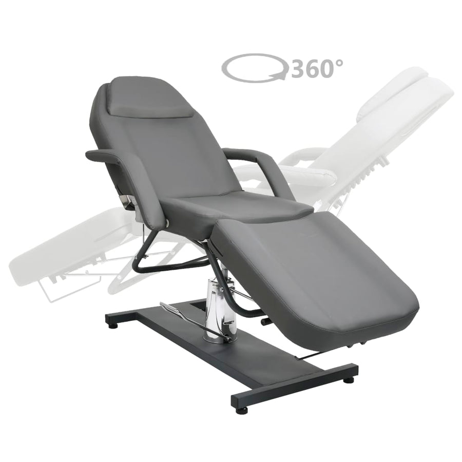 Massagetafel 180X62X(87-112) Cm Grijs