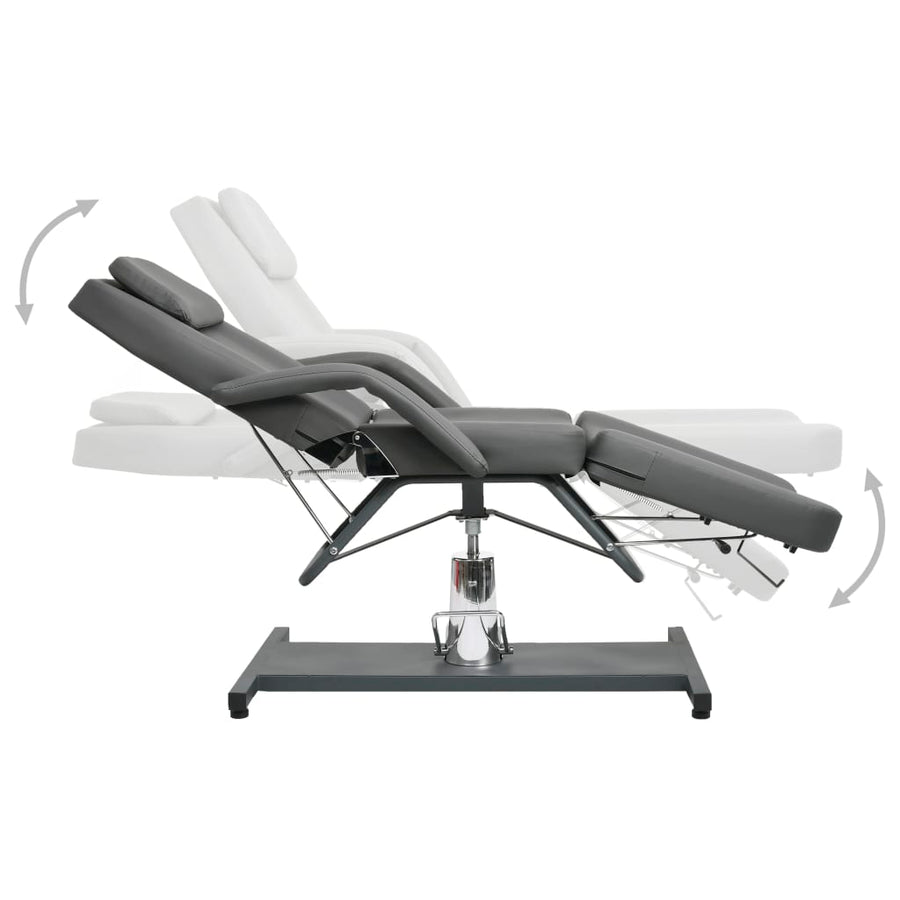 Massagetafel 180X62X(87-112) Cm Grijs