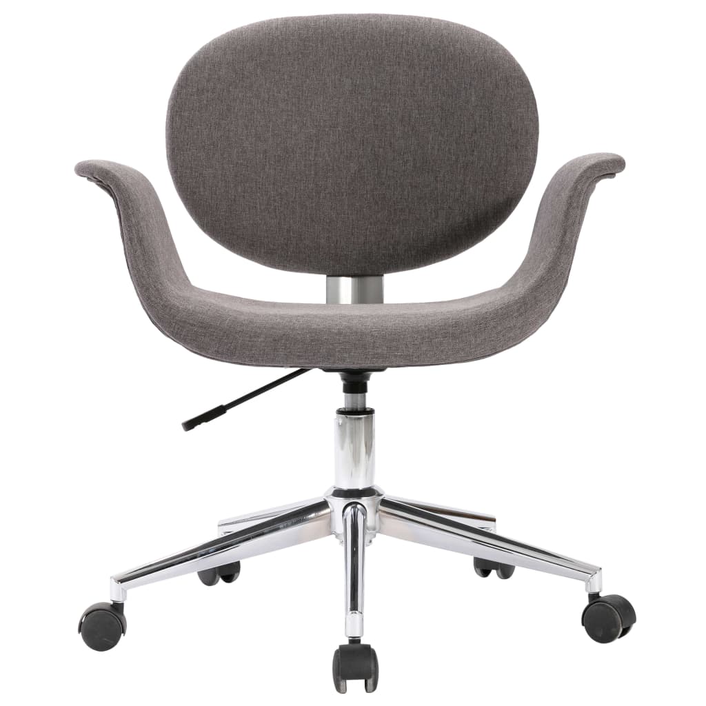 Eetkamerstoelen 4 St Draaibaar Stof Grijs Lichtgrijs