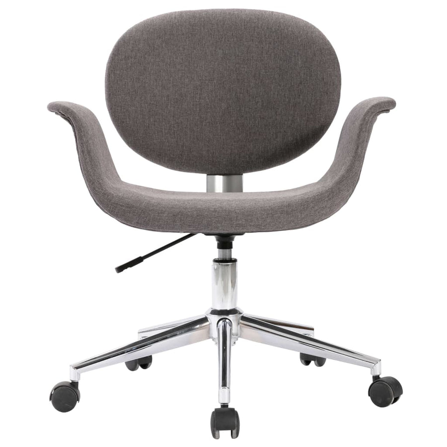Eetkamerstoelen 4 St Draaibaar Stof Grijs Lichtgrijs