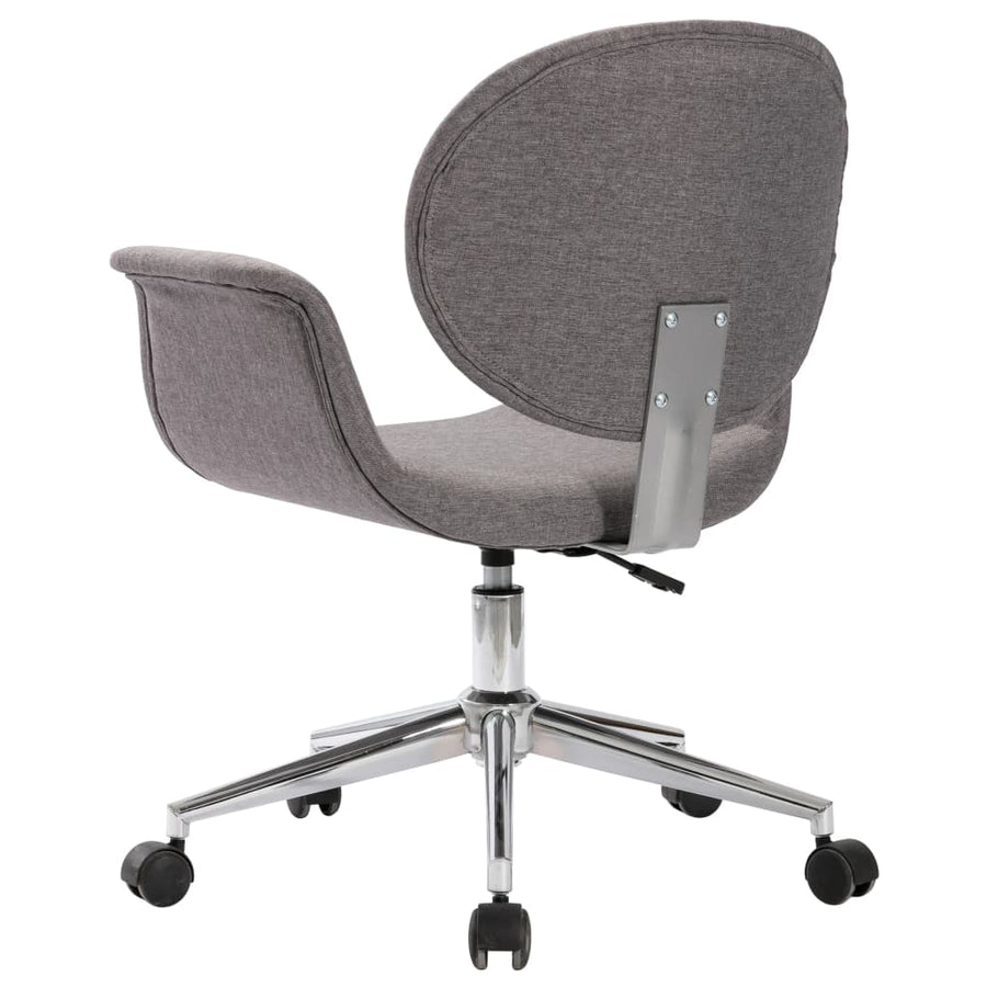 Eetkamerstoelen 4 St Draaibaar Stof Grijs Lichtgrijs