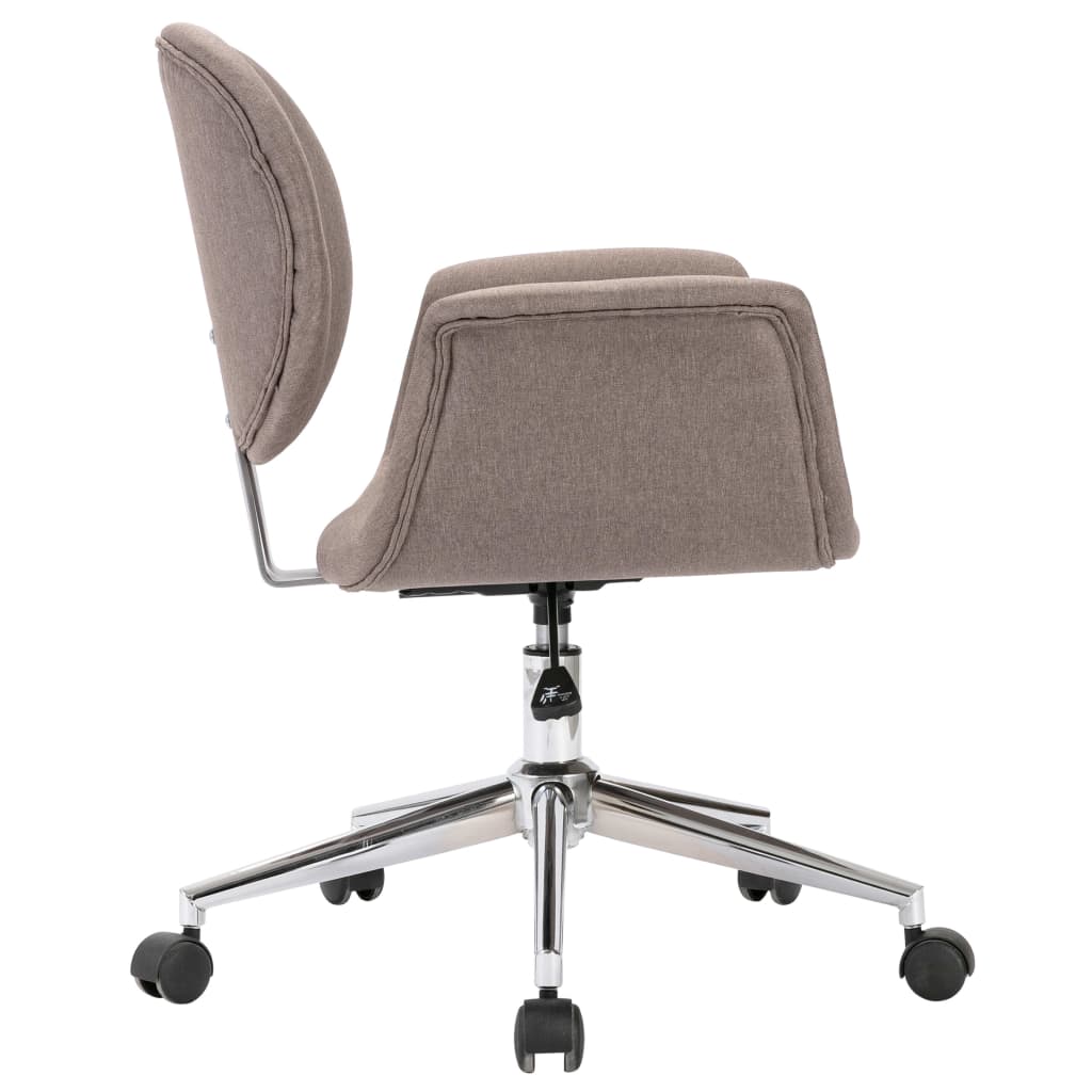 Eetkamerstoelen Draaibaar Stof 4 Taupe