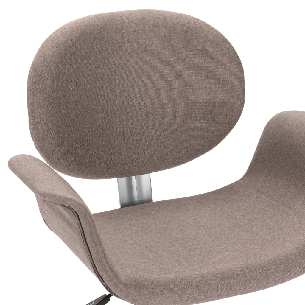 Eetkamerstoelen Draaibaar Stof 4 Taupe