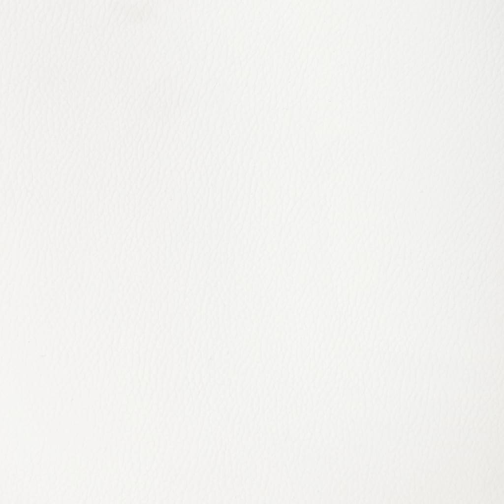 Eetkamerstoelen Draaibaar Kunstleer 6 Wit