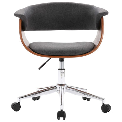 Eetkamerstoelen Draaibaar Stof 2 Grijs