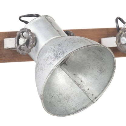 Wandlamp Industrieel E27 45X25 Cm Kleurig 1 2 op een rij Zilver