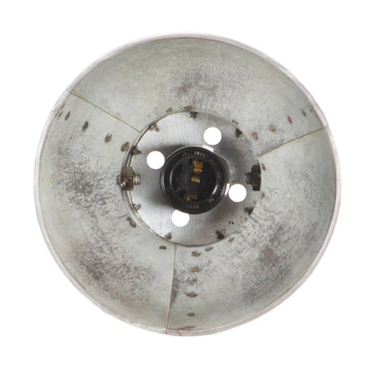 Wandlamp Industrieel E27 45X25 Cm Kleurig 1 2 op een rij Zilver