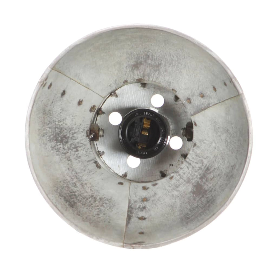 Wandlamp Industrieel E27 45X25 Cm Kleurig 1 2 op een rij Zilver
