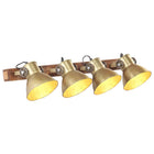 Wall lamp industrial E27 90x25 cm brass-coloured