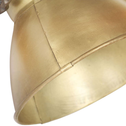 Wandlamp Industrieel E27 90X25 Cm Messingkleurig Koper 4 op een rij