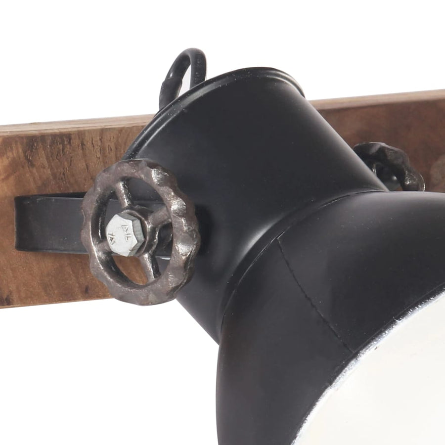 Wandlamp Industrieel E27 45X25 Cm 2 op een rij Zwart