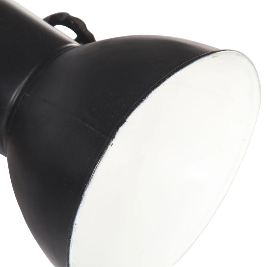 Wandlamp Industrieel E27 45X25 Cm 2 op een rij Zwart