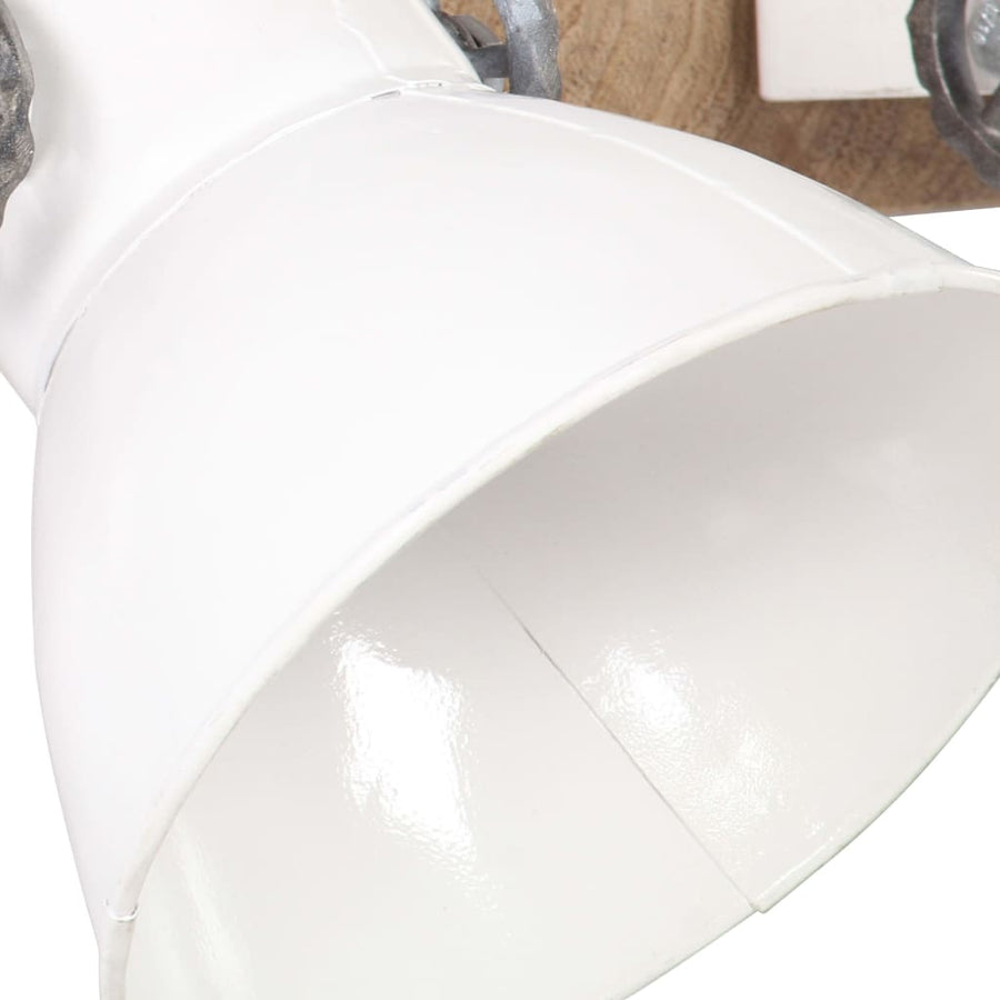 Wandlamp Industrieel E27 65X25 Cm 3 op een rij Wit