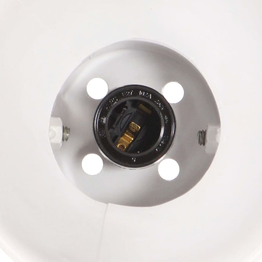 Wandlamp Industrieel E27 45X25 Cm Wit 2 op een rij