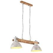 Hanglamp industrieel 109 cm mangohout ijzer
