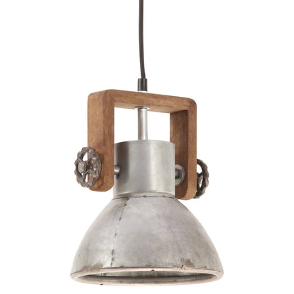 Hanglamp Industrieel Rond 25 W E27 19 Cm Zilverkleurig Ø 19 cm