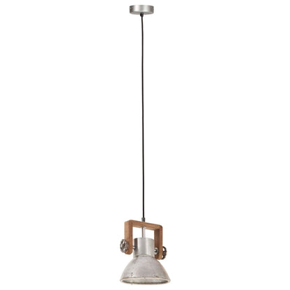 Hanglamp Industrieel Rond 25 W E27 19 Cm Zilverkleurig Ø 19 cm