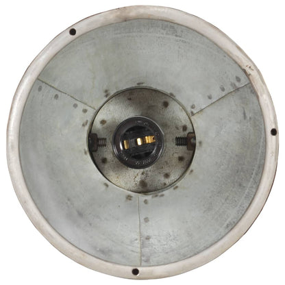 Hanglamp Industrieel Rond 25 W E27 19 Cm Zilverkleurig Ø 19 cm